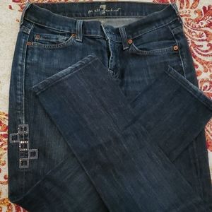An original 7 for All Mankind blue jeans